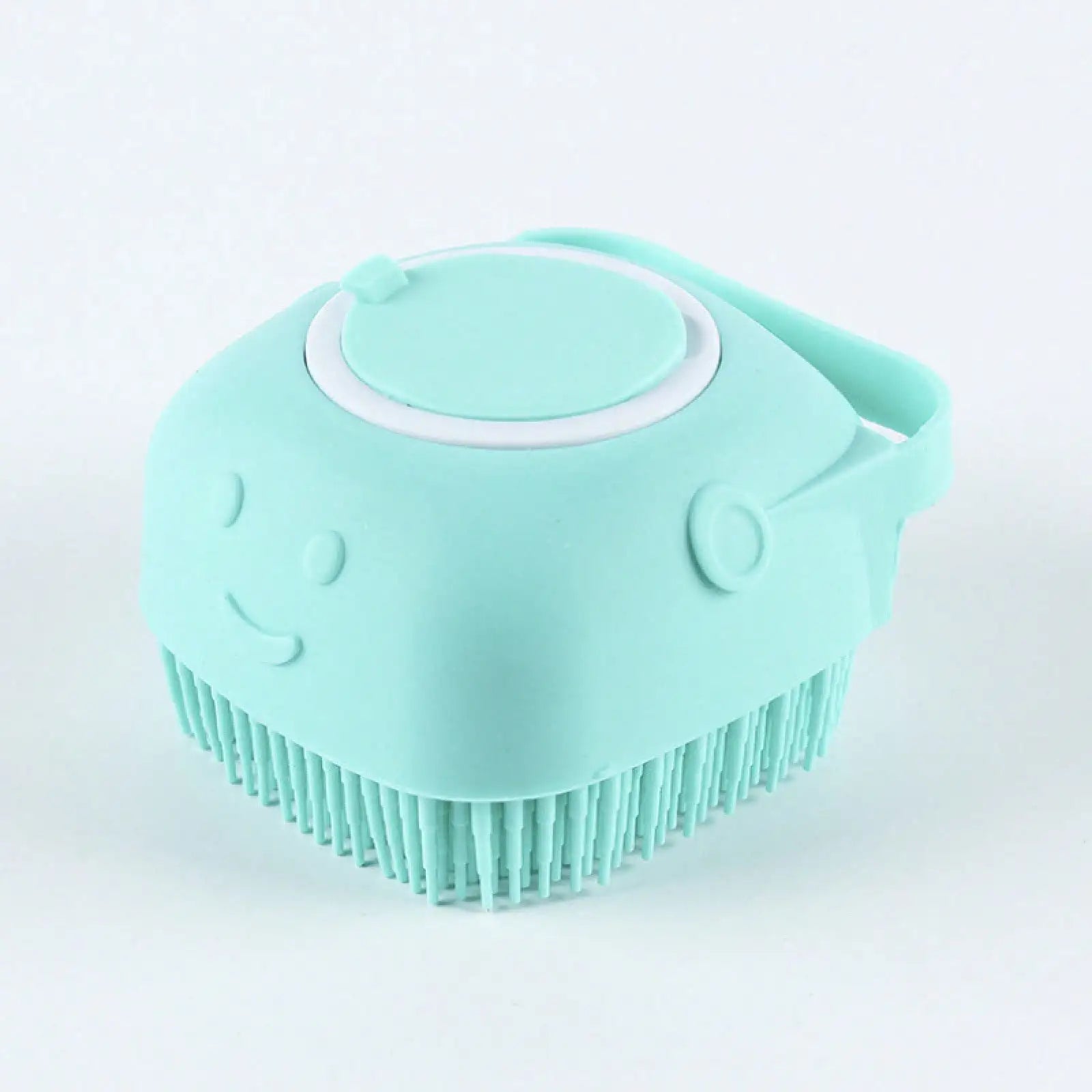 Dog Silicone Bath Brush, Soft Massage Brush for Pets,Shower Gel Fillable Scrub & Bathing Tool, Gentle Hair Brush for Dogs & Cats