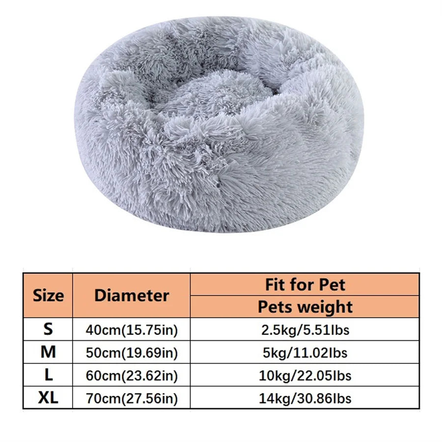 Ultra-Soft Calming Marshmallow Cat Bed