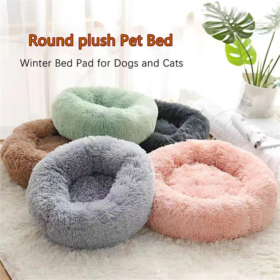 Ultra-Soft Calming Marshmallow Cat Bed