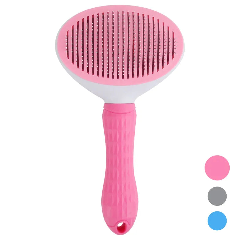 VeloMode™ Self-Cleaning Slicker Brush for Cats & Dogs