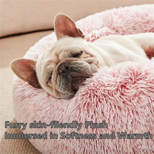 Ultra-Soft Calming Marshmallow Cat Bed