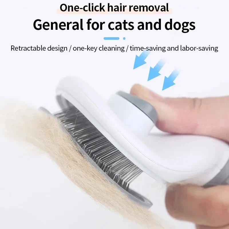 VeloMode™ Self-Cleaning Slicker Brush for Cats & Dogs