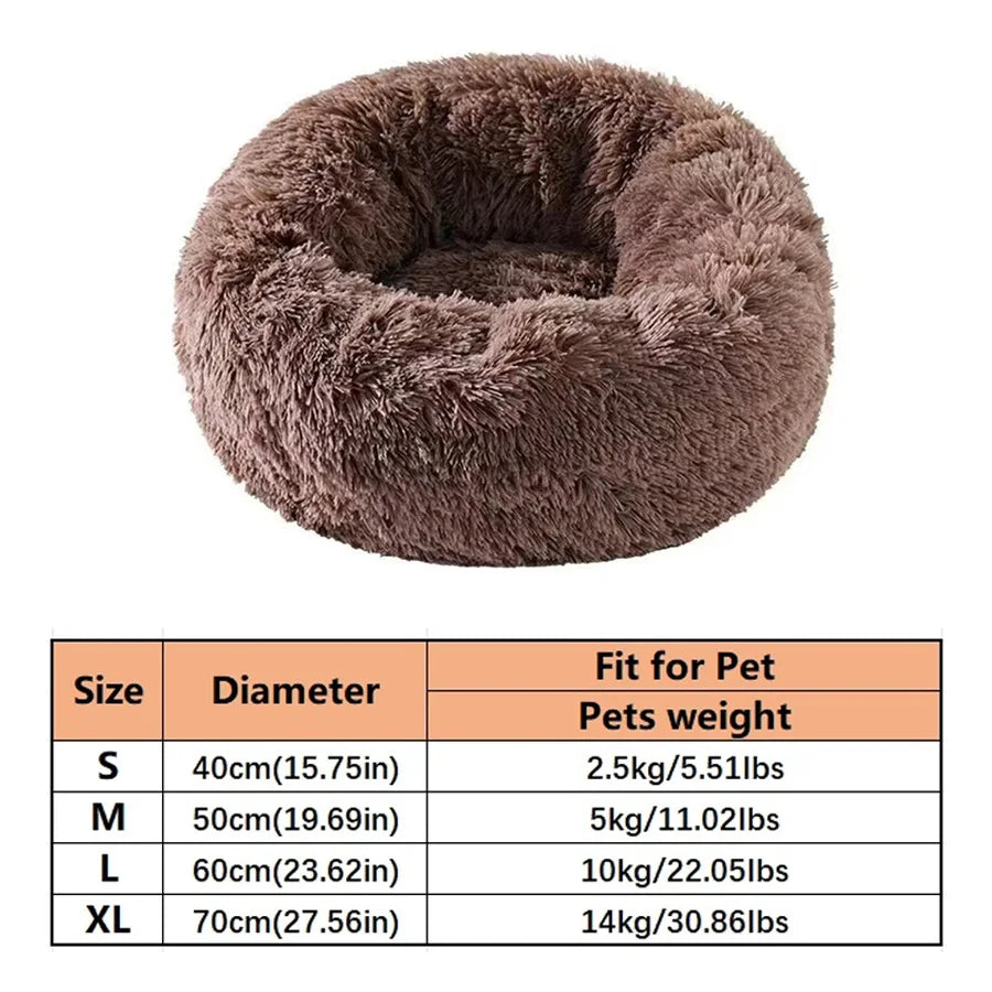 Ultra-Soft Calming Marshmallow Cat Bed