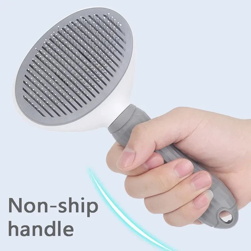 VeloMode™ Self-Cleaning Slicker Brush for Cats & Dogs
