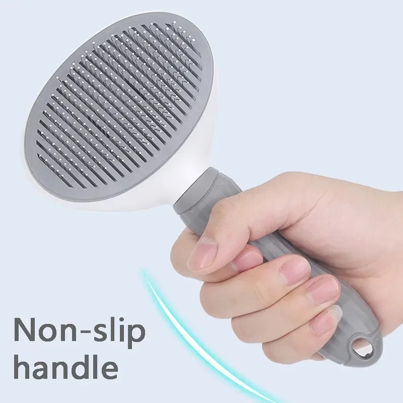 VeloMode™ Self-Cleaning Slicker Brush for Cats & Dogs