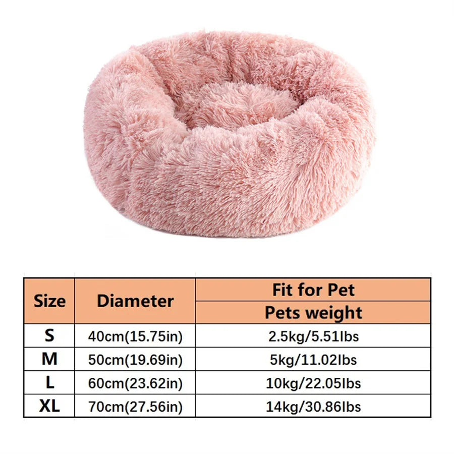 Ultra-Soft Calming Marshmallow Cat Bed